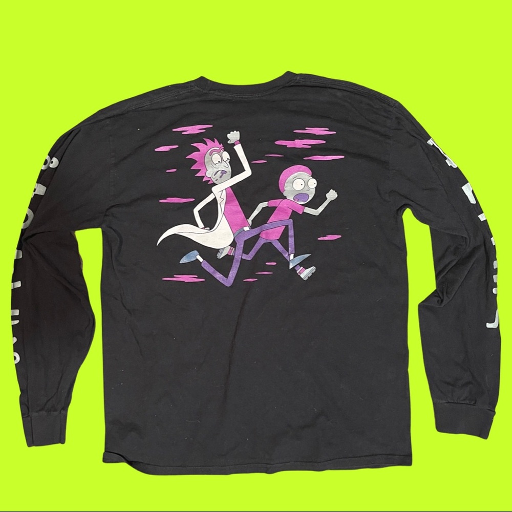 Rick and morty shirt glow in the dark